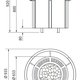 Размеры электрической каменки для бани и сауны Orbit