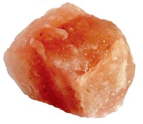 Камень из розовой гималайской соли - цельный кусок породы.